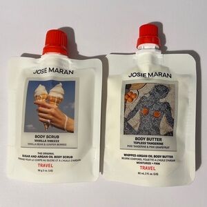 Josie Maran Vanilla & Tangerine Body Scrub and Butter Duo